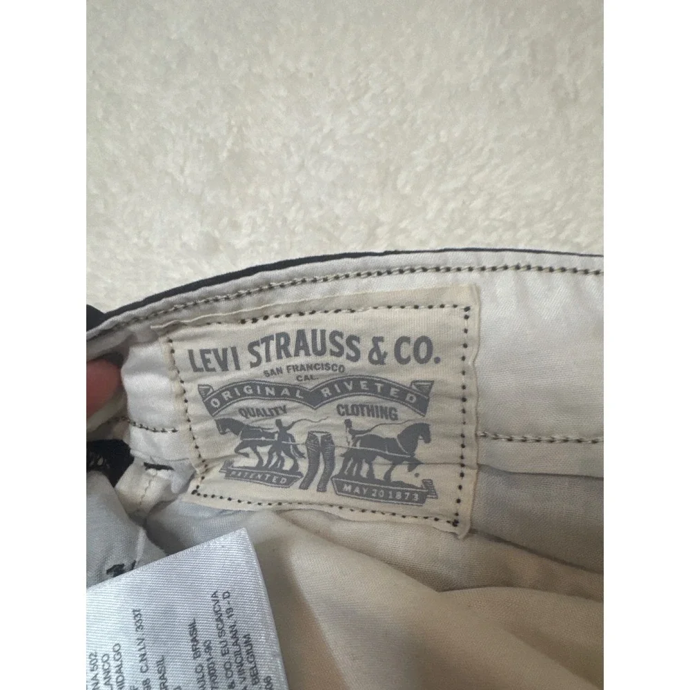 Levi Strauss Cargo Shorts Mens 36 Black Good Ripstop Utility Pockets 12463-0013